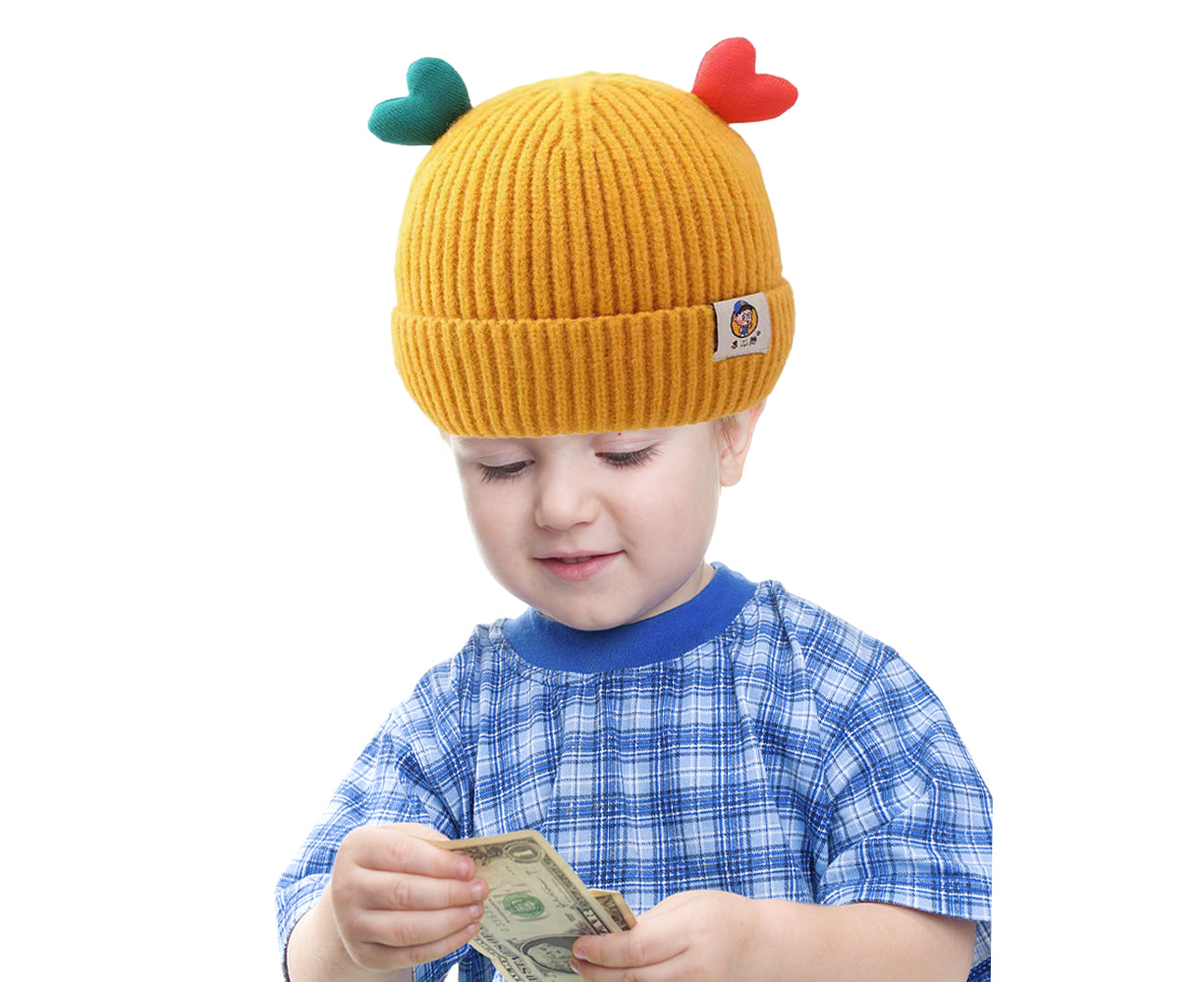 Kids Beanie Hat Winter Hats for Boys Girls, Knit Cap